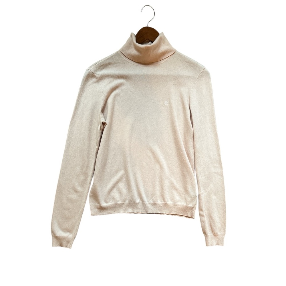 Lauren Ralph Lauren Silk Turtleneck P Med in cream